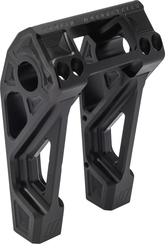 Kodlin Fastback Black 6" Straight Handlebar Risers for 2018-2024 Harley Softail