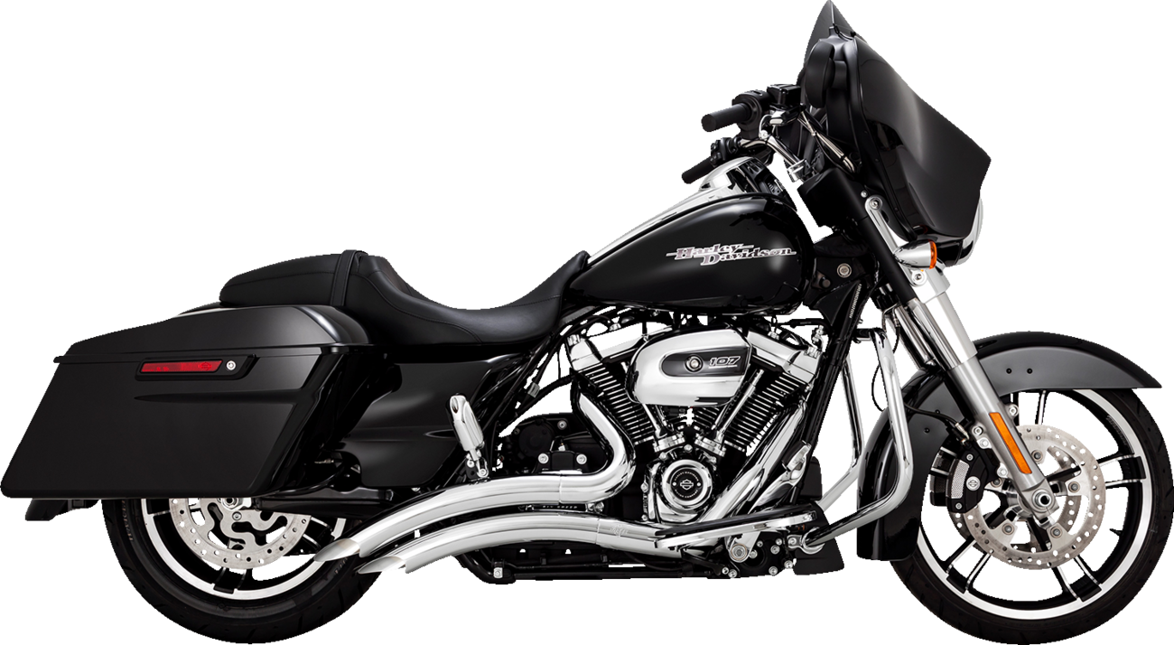 Vance & Hines Chrome Big Radius Exhaust System 2017-2024 Harley Touring 26373