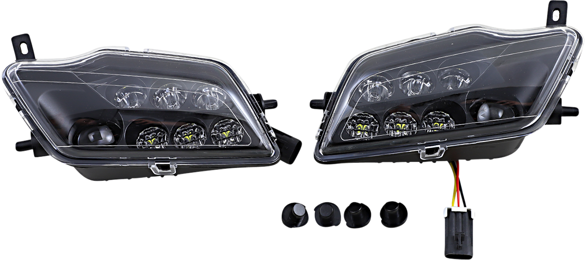Moose Utility Replacement LED Headlights 2014-2020 Honda Pioneer 500 700 1000