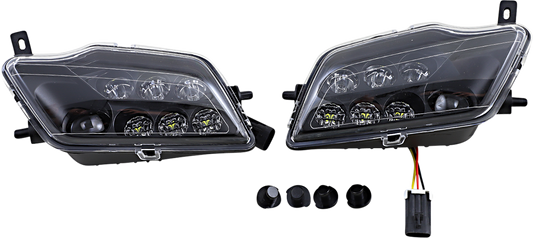 Moose Utility Replacement LED Headlights 2014-2020 Honda Pioneer 500 700 1000