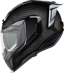 Icon Ultraflite Silver Carbon Full Face MIPS Unisex Adult Motorcycle Helmet