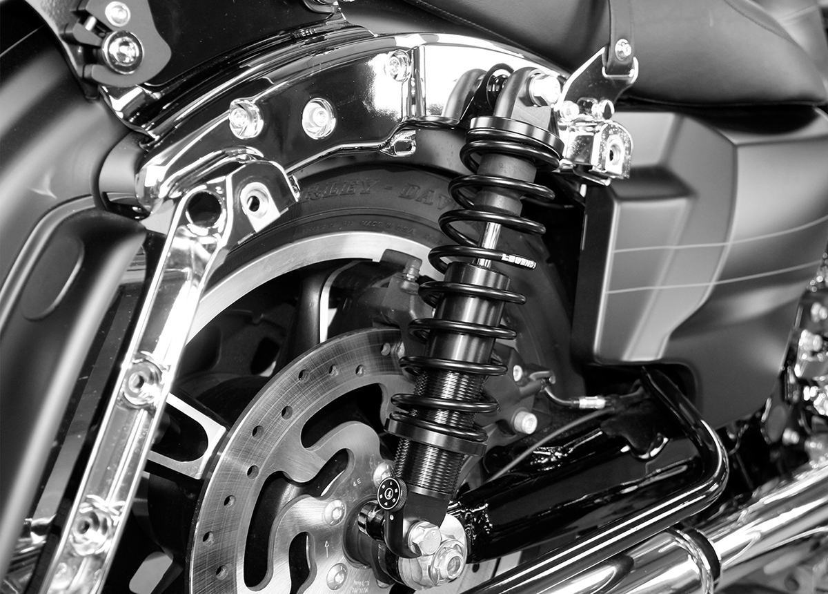 Legend Revo-A Heavy Duty 12" Adjustable Rear Shocks 1999-2024 Harley Touring