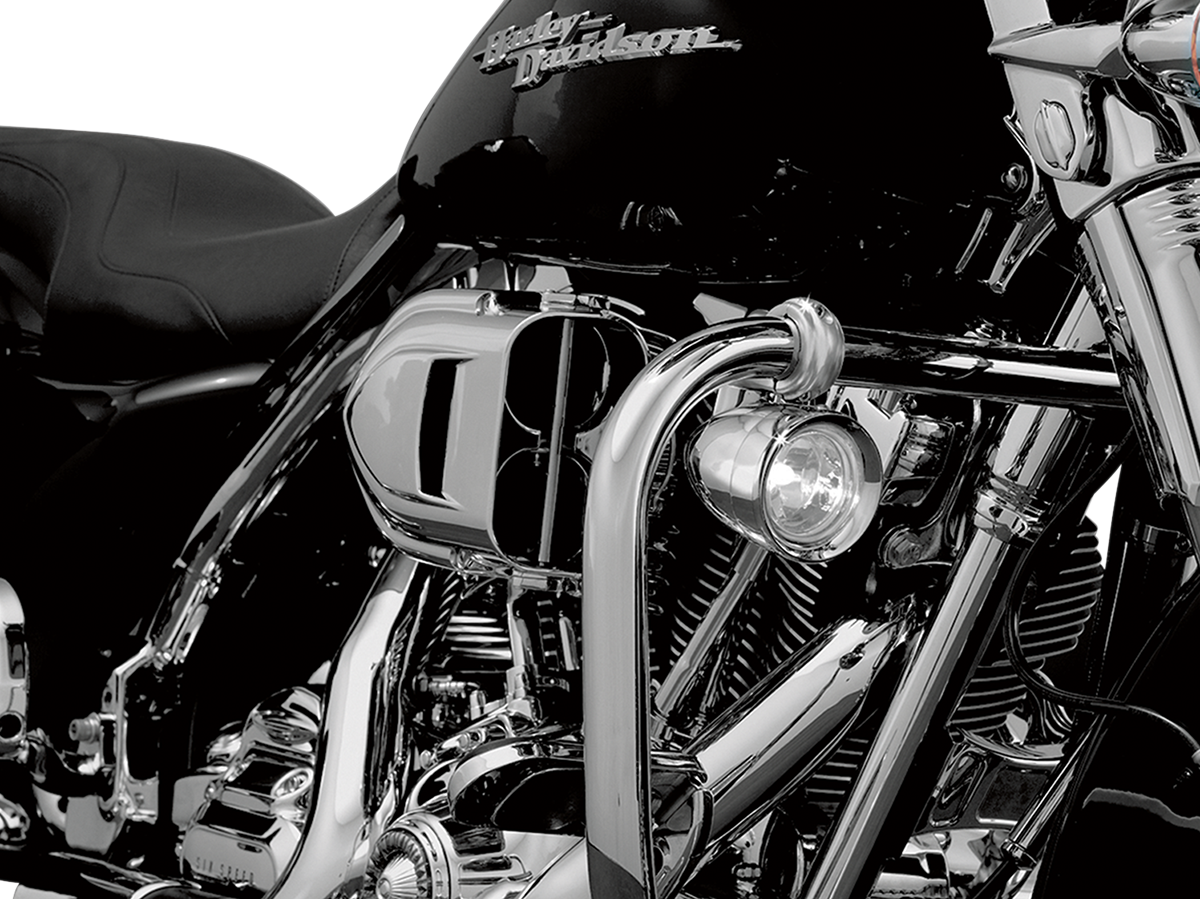 Kuryakyn Chrome 3" Universal Motorcycle Engine Guard Mounted Driving Lights