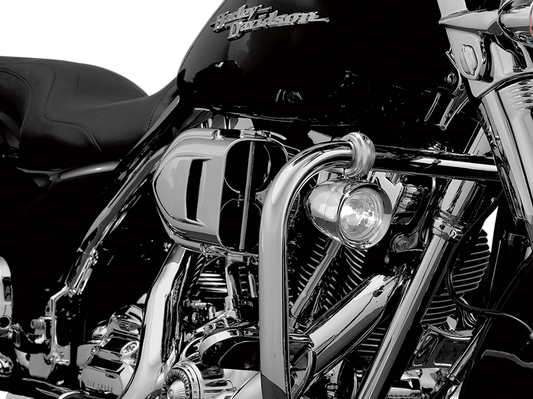 Kuryakyn Chrome 3" Universal Motorcycle Engine Guard Mounted Driving Lights