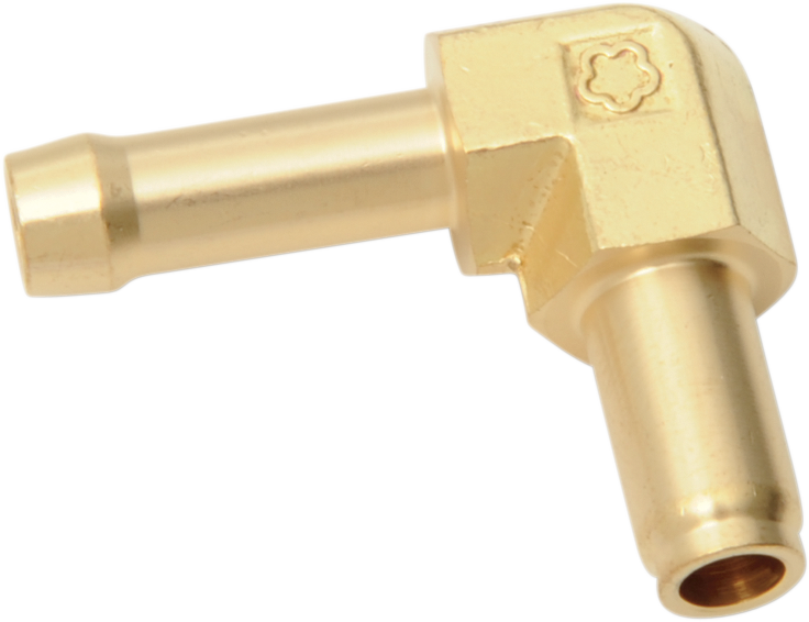 Drag Specialties 1/4" Brass Fuel Inlet Fitting Kelhin CV Carb for 1976-06 Harley