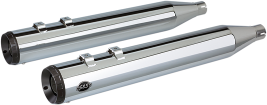 S&S Grand National Slip-On Exhaust Mufflers for 1995-2022 Harley Touring Models
