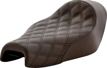 Saddlemen Brown Renegade Lattice Solo Seat for 2004-2020 Harley Sportster 4.5G