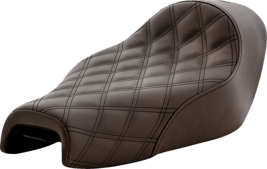 Saddlemen Brown Renegade Lattice Solo Seat for 2004-2020 Harley Sportster 4.5G