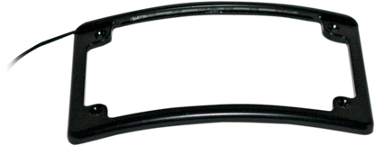 Custom Dynamics 4x7 Curved LED Motorcycle License Plate Frame for Harley Models