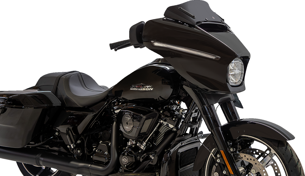 Klock Werks Flare 6.5" Black Windshield fits 2023-2025 Harley Street Glide FLHX