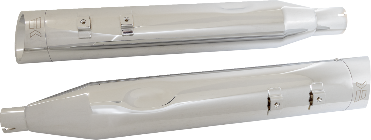 Khrome Werks HP Plus 4.5" Chrome Exhaust Mufflers 2017-26 Harley Touring 202665