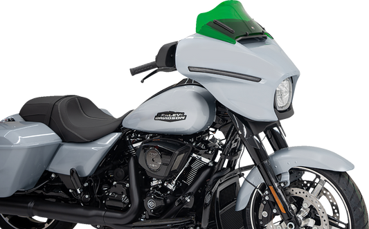 Klock Werks Kolor Flare 8" Green Windshield fits 2023-2025 Harley Street Glide