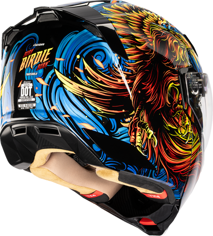 Icon Threshold Burn Birdie Burn Modular Full Face Adult Street Motorcycle Helmet