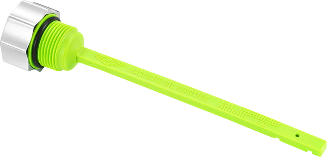 Figurati Silver Curved Magnetic Engine Oil Dipstick 2020-2024 Indian Challenger