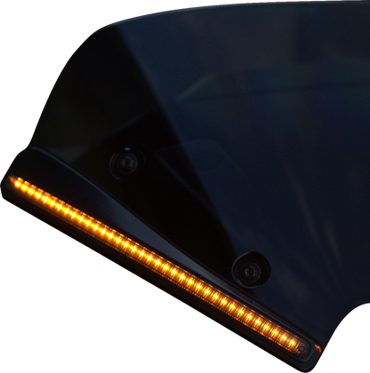 Custom Dynamics Smoke LED Windshield Trim Lights for 2023-2025 Harley Road Glide