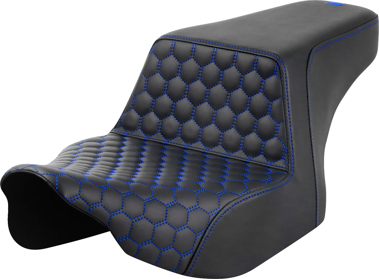 Saddlemen Step Up Blue Honeycomb Gelcore Seat fits 2023-2025 Harley Touring FLHX