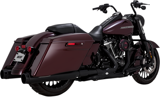 Vance & Hines Black Torquer 450 Slip on Mufflers 2017-2024 Harley Touring FLHX