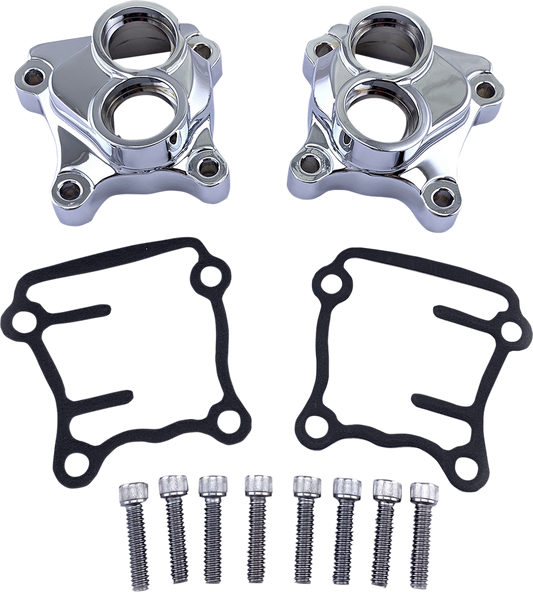 Drag Specialties Lifter Block Cover Kit 1999-2017 Harley Dyna Touring Softail