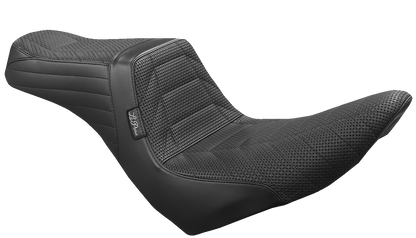 Le Pera Tailwhip Track Pleat Seat fits 2018-2025 Harley Softail Low Rider FXLRST