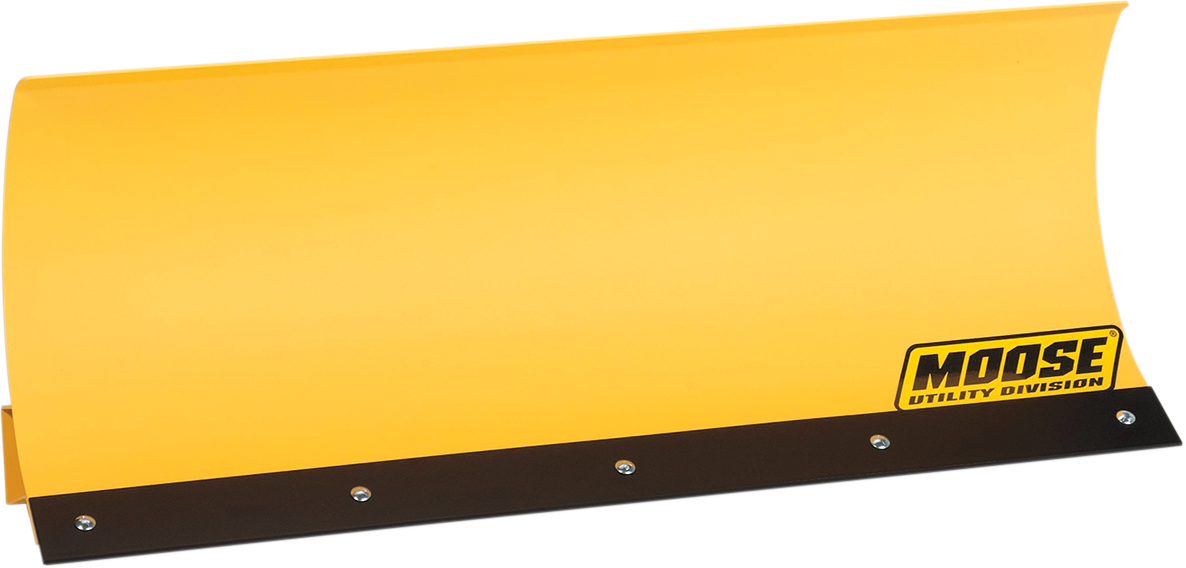 Moose ATV UTV Side by Side Offroad Black Yellow 72" Straight Snow Plow Blade
