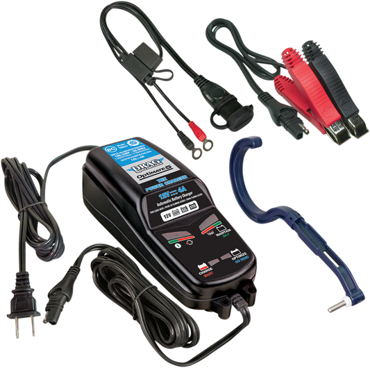 Drag Specialties Optimate 5 Black 12V 4A Motorcycle Battery Power Charger