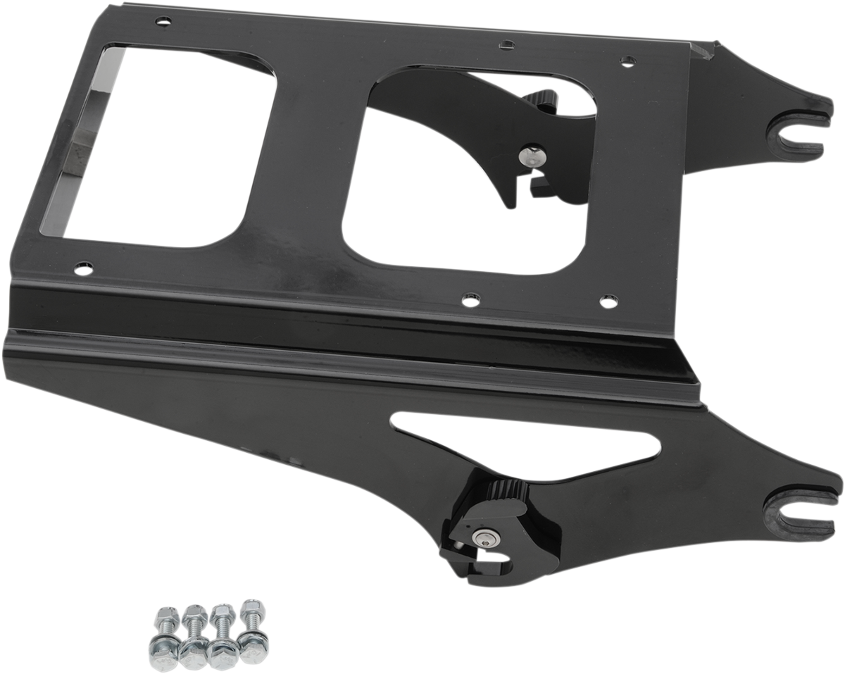 Drag Specialties Black Quick Detach Tour Box Mount 2009-2013 Harley Touring FLTR