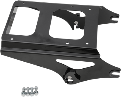 Drag Specialties Black Quick Detach Tour Box Mount 2009-2013 Harley Touring FLTR