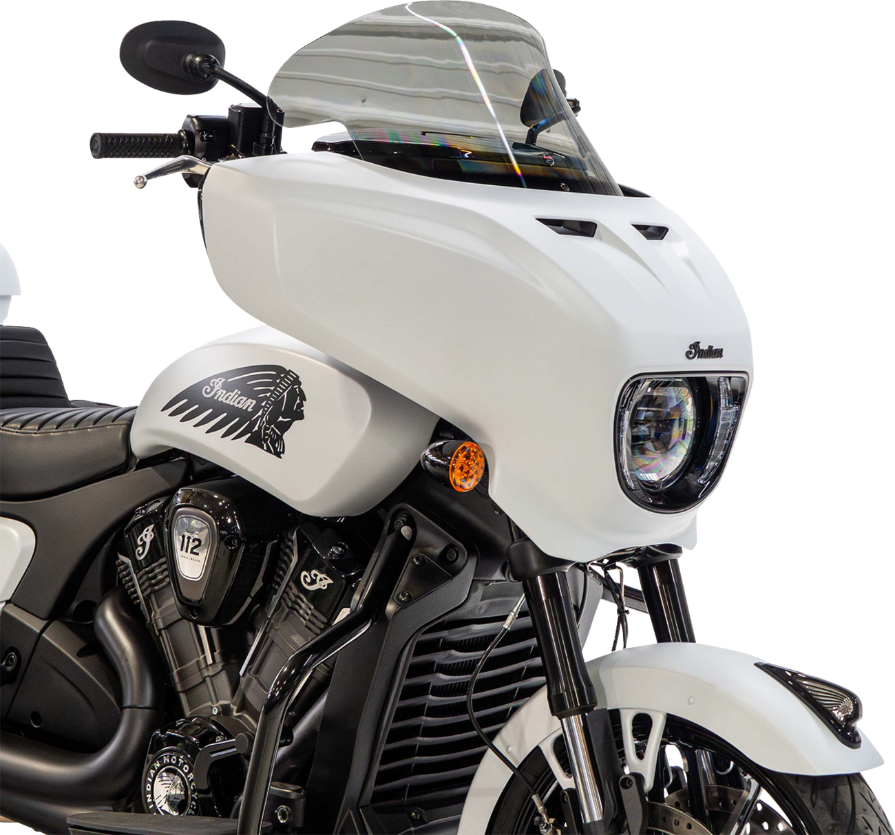 Klock Werks 12" Flare Tint Windshield fits 2025-2026 Indian Chieftain Powerplus