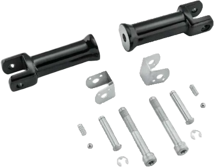 Harddrive Passenger Black Footpeg Mount Kit 2018-2021 Harley Softail Models