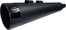 Bassani 4-1/2" Straight Can Slip-On Mufflers for 1995-2016 Harley Touring 1F744B
