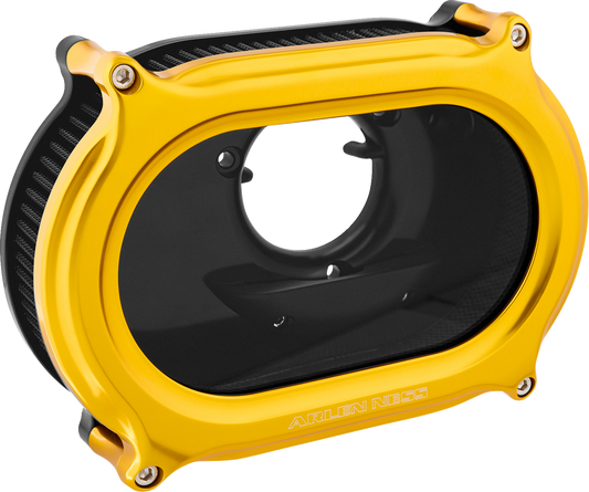 Arlen Ness Method Stage 2 Gold Air Filter Kit for 2017-25 Harley Touring Softail