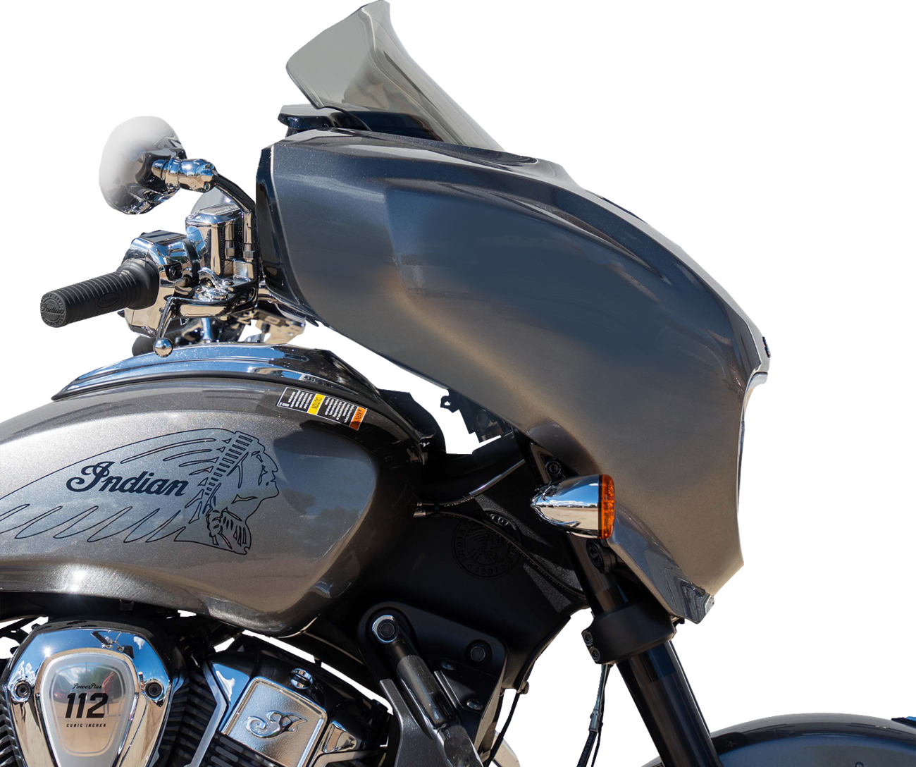 Klock Werks 9" Flare Tint Windshield fits 2025-2026 Indian Powerplus Models