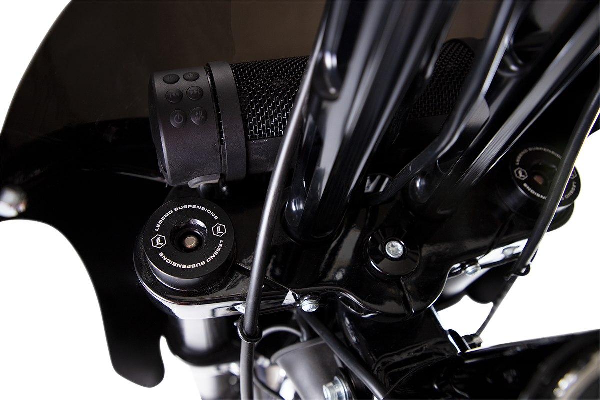 Kuryakyn 2720 Road Thunder Black 300w Handlebar Speaker Sound Bar for Harley
