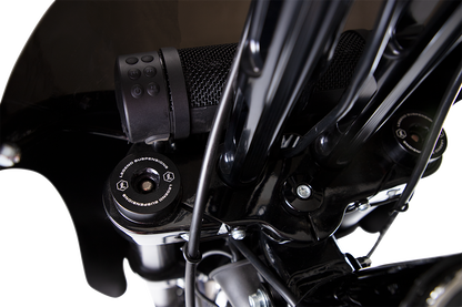 Kuryakyn 2720 Road Thunder Black 300w Handlebar Speaker Sound Bar for Harley