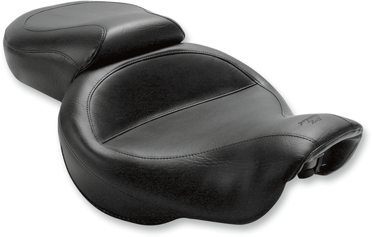 Mustang Wide Vintage Solo & Rear Seat 2006-2017 Harley Dyna Fat Bob Low Rider