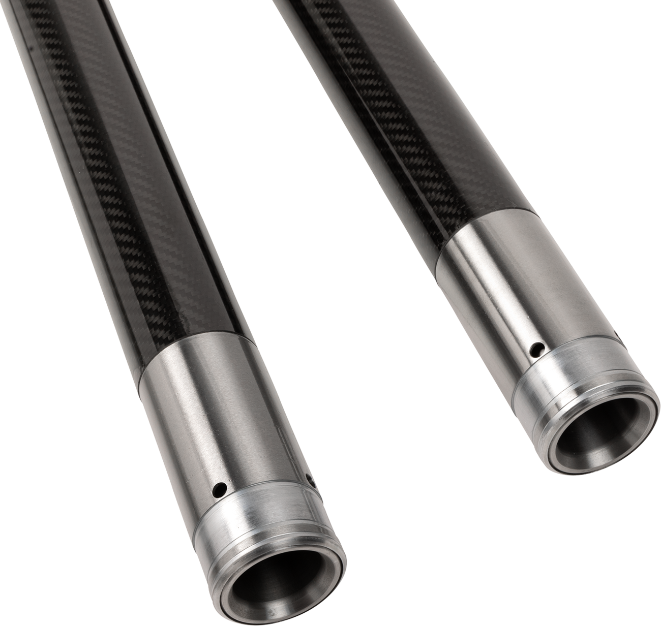 Custom Cycle 49mm Black Carbon Fiber 22.875" Fork Tubes for 17-25 Harley Touring
