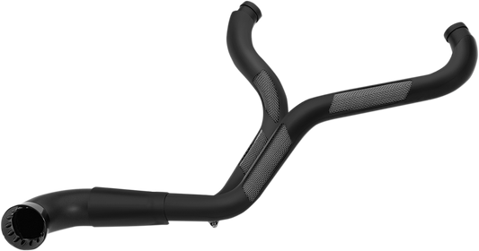 Trask Nasty Bastard Black 2-1 Exhaust 97-16 Harley Touring FLHR FLHX FLHTKL FLTR