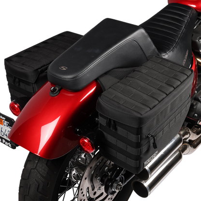 Thrashin Escape Storage Saddlebags for 1982-2023 Harley Softail Dyna TSB-0007