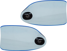 Klock Werks Flare Blue Ice Hand Guards for 2002-2025 Harley Hydraulic Clutch