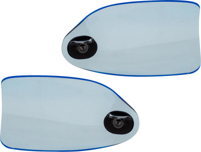Klock Werks Flare Blue Ice Hand Guards for 2002-2025 Harley Hydraulic Clutch