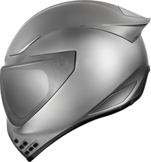 Icon Domain Cornelius Silver Unisex Adult Motorcycle Street Full Face Helmet