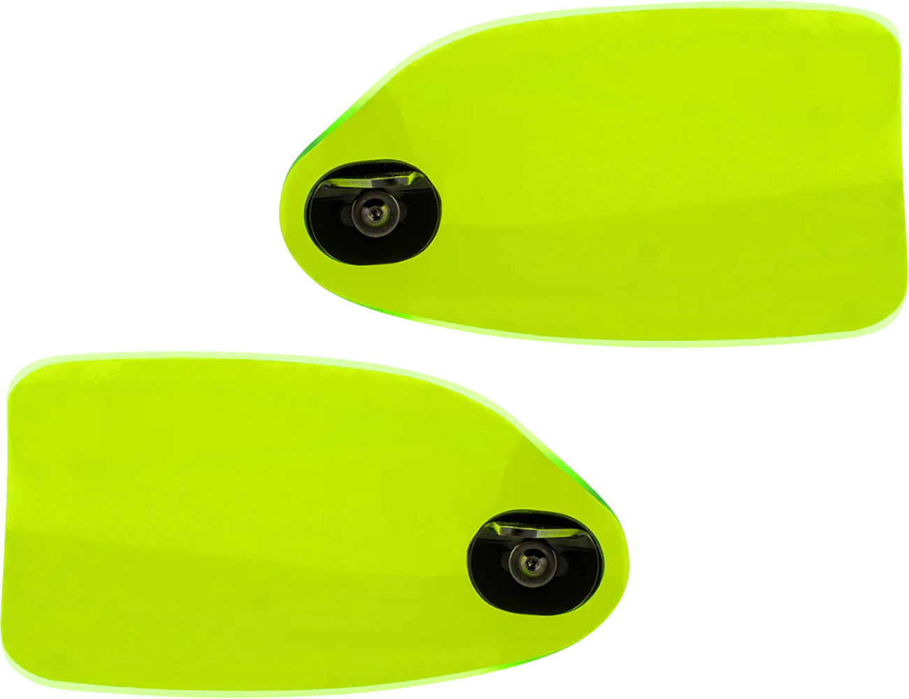 Klock Werks Flare Green Ice Hand Guards fits 1982-2025 Harley Cable Clutch