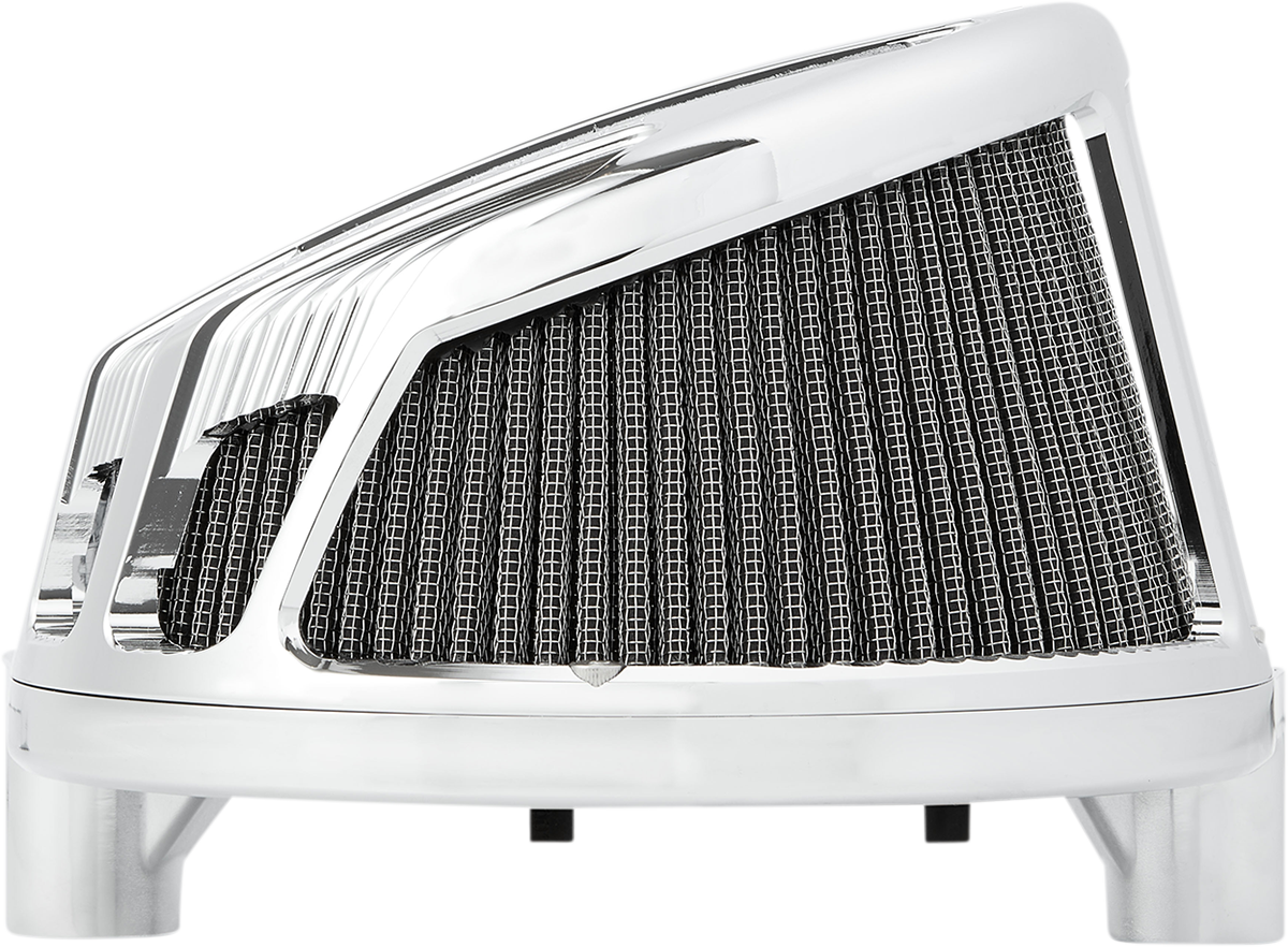 Arlen Ness Chrome Side Kick Air Filter Cleaner Kit 08-17 Harley Touring Twin Cam