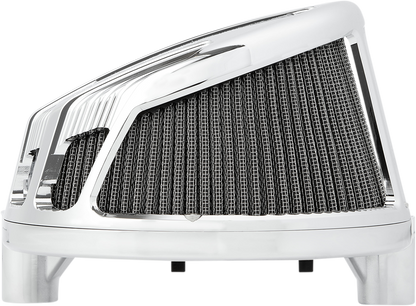 Arlen Ness Chrome Side Kick Air Filter Cleaner Kit 08-17 Harley Touring Twin Cam