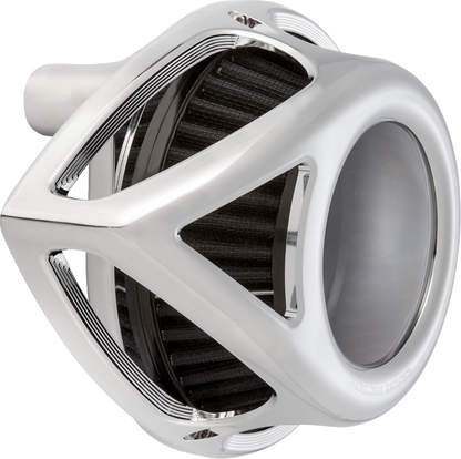 Arlen Ness Chrome Clear Tear Air Cleaner Filter Kit for 2023-26 Harley Davidson