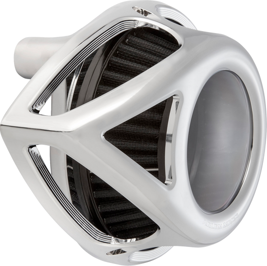 Arlen Ness Chrome Clear Tear Air Cleaner Filter Kit for 2023-25 Harley Davidson