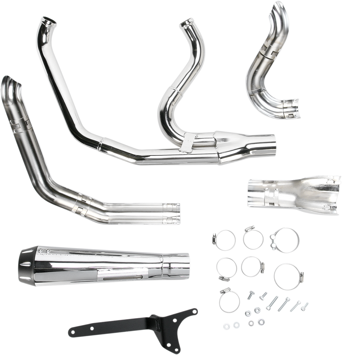 Bassani Road Rage 2-1 Chrome Motorcycle Exhaust 1987-00 Harley Davidson FXR FXRS