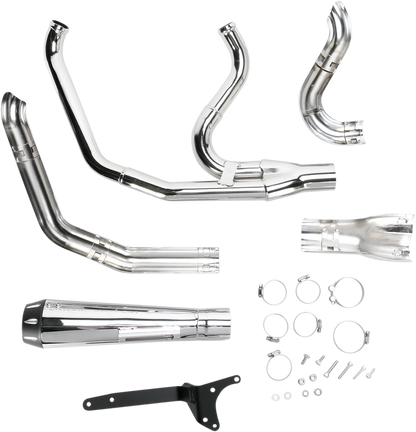 Bassani Road Rage 2-1 Chrome Motorcycle Exhaust 1987-00 Harley Davidson FXR FXRS