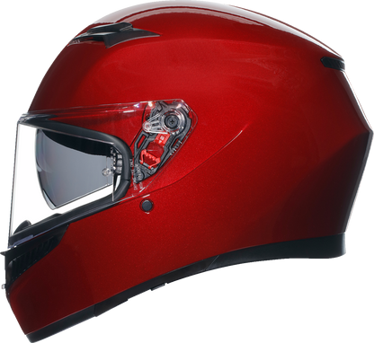 AGV K3 Mono Competizione Red Unisex Adult Motorcycle Street Full Face Helmet