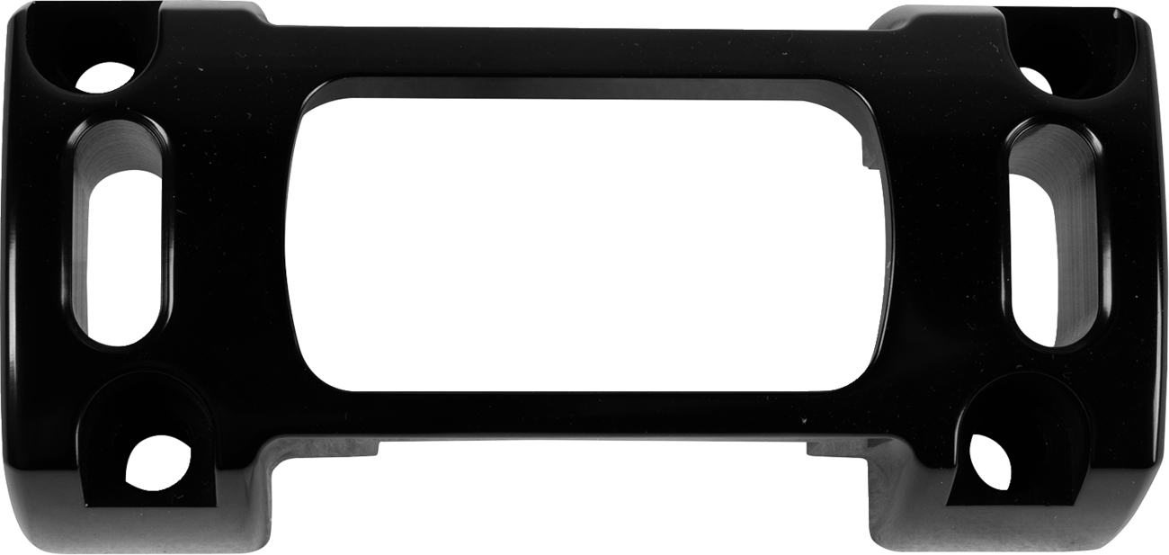 Slyfox Black 1.25" Handlebar Clamp Top 2018-2024 Harley Softail w/ Digital Gauge